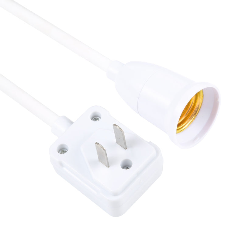 E27 Bulb Holder Flexible Extension Converter with Switch, US Plug