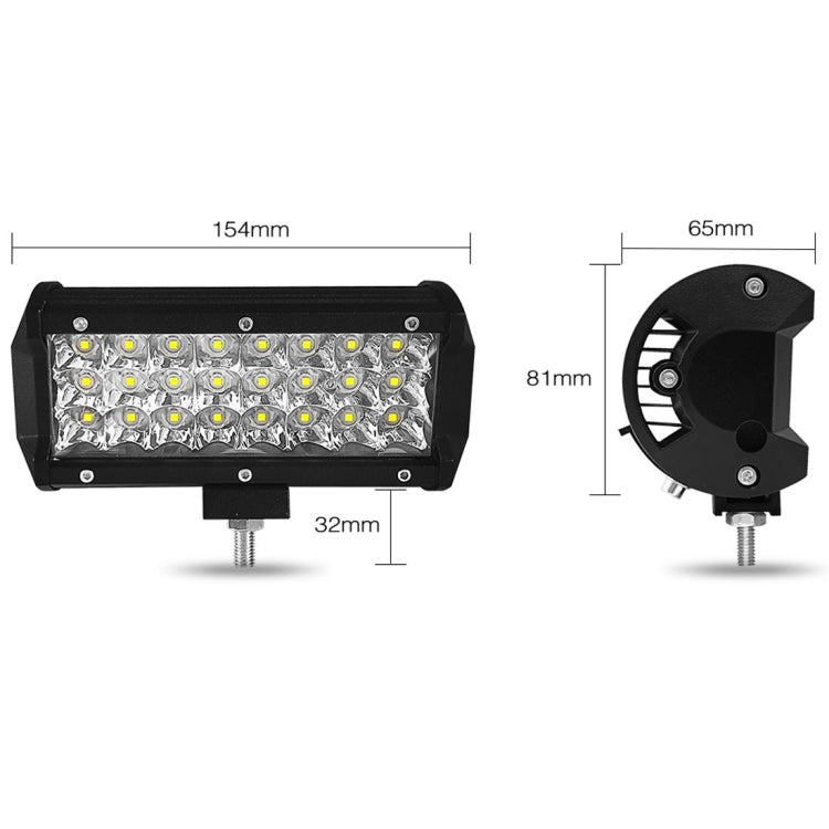 7 inch 18W 1800LM 3 Row LED Strip Light Working Refit Off-road Vehicle Lamp Roof Strip Light ÎҵÄÉ̵ê