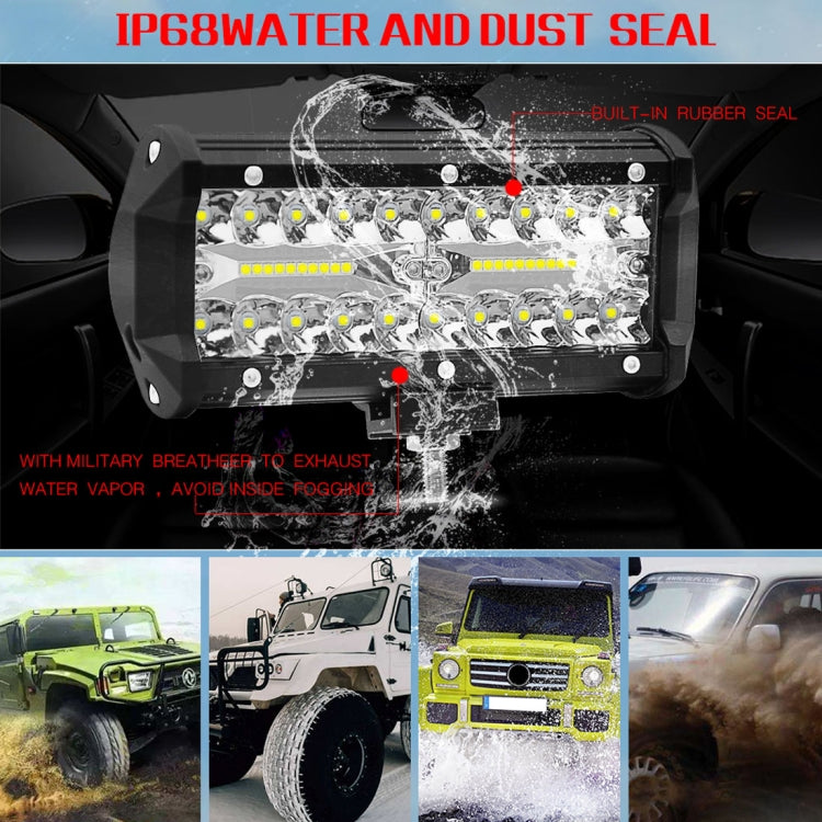 7 inch 30W 3000LM 6000K LED Strip Lamp Working Refit Off-road Vehicle Roof Strip Light ÎҵÄÉ̵ê