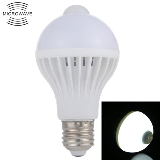 E27 7W 16 LEDs SMD 5730 450LM Infrared Motion Sensor LED Light Bulb, Sensor Distance: 4-6m, AC 220V My Store