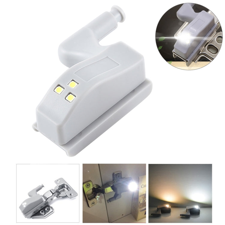 0.3W Universal Inner Hinge LED Sensor lamp Cupboard 3 LEDs Night light Auto ON/OFF Bulb