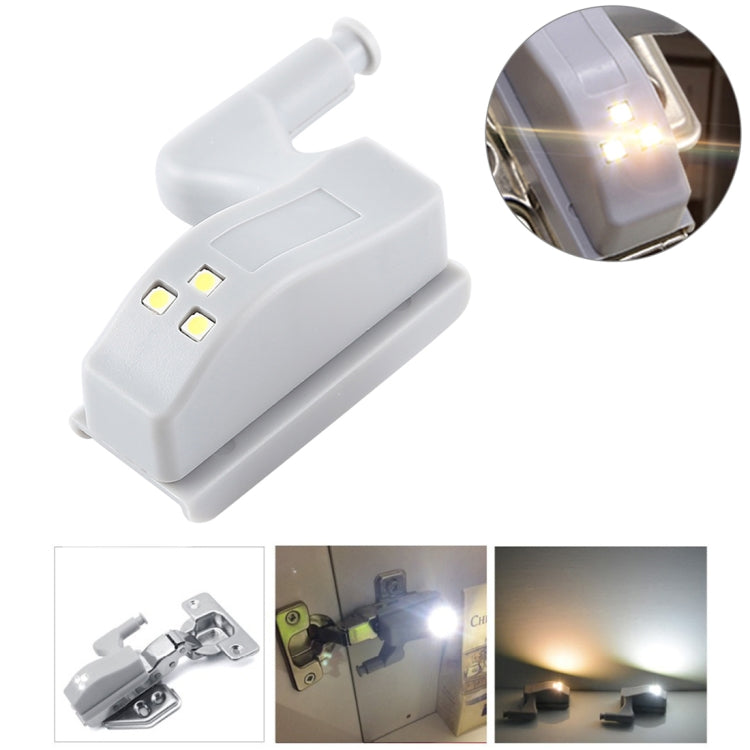 0.3W Universal Inner Hinge LED Sensor lamp Cupboard 3 LEDs Night light Auto ON/OFF Bulb