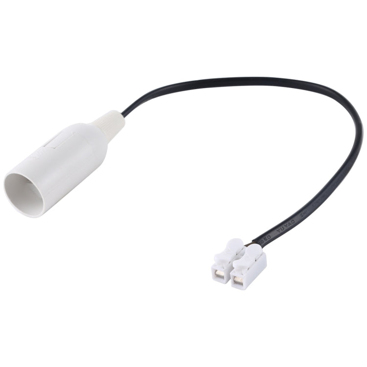 E14 Lamp Socket Base Holder with Electrical Wire Cable, Cable Length: 28cm