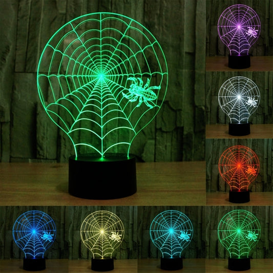 7 Colour Discoloration Creative Visual Stereo Lamp Desk Lamp Night Light