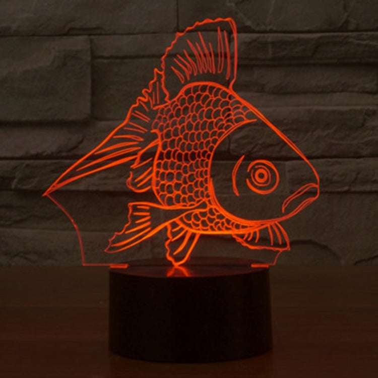 7 Color Discoloration Creative Visual Stereo Lamp Desk Lamp Night Light My Store