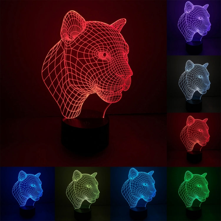 7 Color Discoloration Creative Visual Stereo Lamp Desk Lamp Night Light My Store