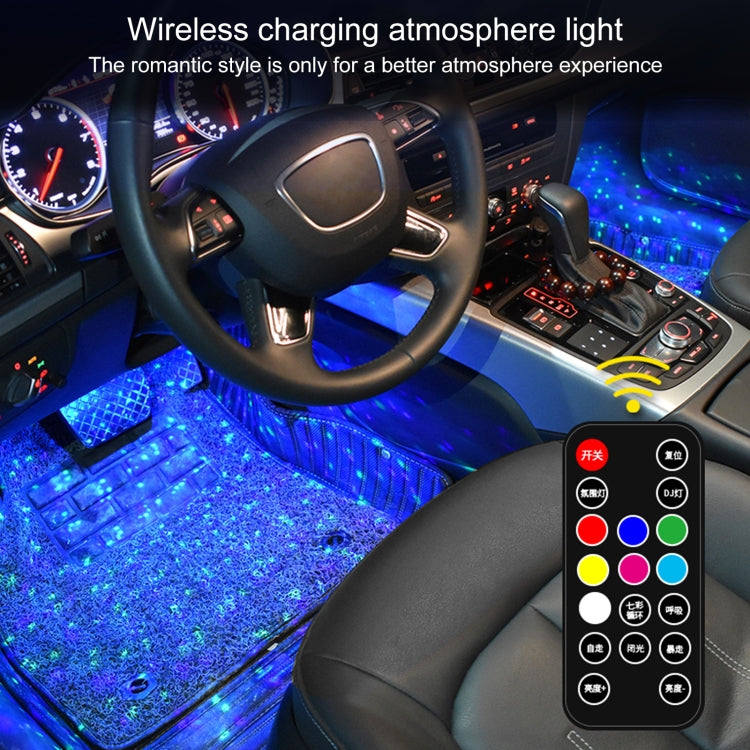 D88-S LED Smart Sensor Wireless Car USB Rechargeable Gypsophila Music Atmosphere Light ÎҵÄÉ̵ê