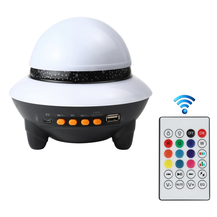 LED Flying Saucer Starry Sky Light Bluetooth Music Star Projection Night Light with Remote Control My Store