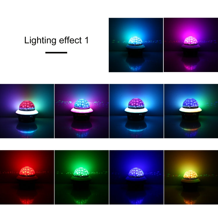 LED Flying Saucer Starry Sky Light Bluetooth Music Star Projection Night Light with Remote Control My Store