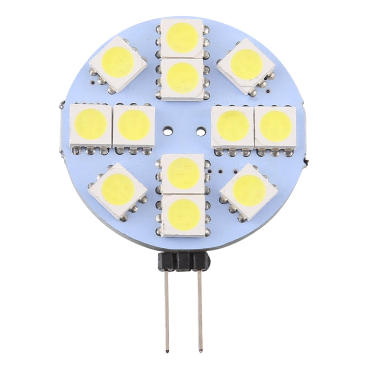 G4 12 LEDs SMD 5050 144LM 2800-3200K Stepless Dimming Energy Saving Light Pin Base Lamp Bulb, DC 12V My Store