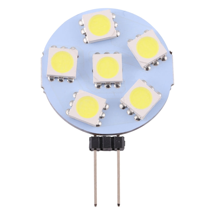 G4 6 LEDs SMD 5050 72LM 2800-3200K Stepless Dimming Energy Saving Light Pin Base Lamp Bulb, DC 12V My Store