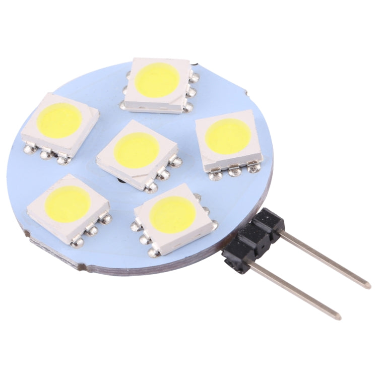 G4 6 LEDs SMD 5050 72LM 2800-3200K Stepless Dimming Energy Saving Light Pin Base Lamp Bulb, DC 12V My Store