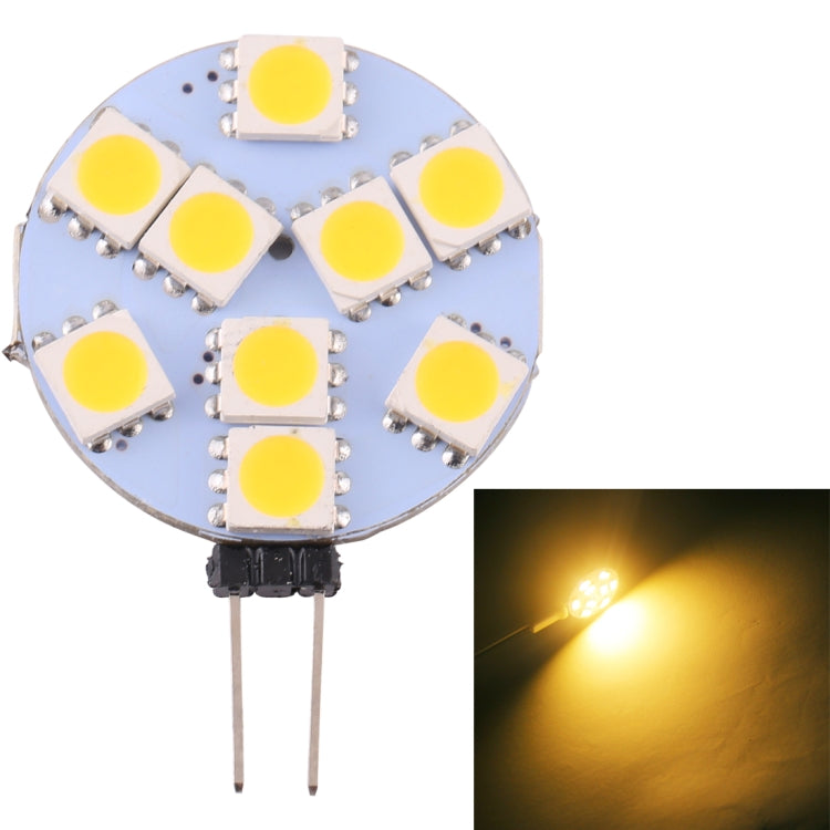 G9 9 LEDs SMD 5050 108LM 2800-3200K Stepless Dimming Energy Saving Light Pin Base Lamp Bulb, DC 12V My Store