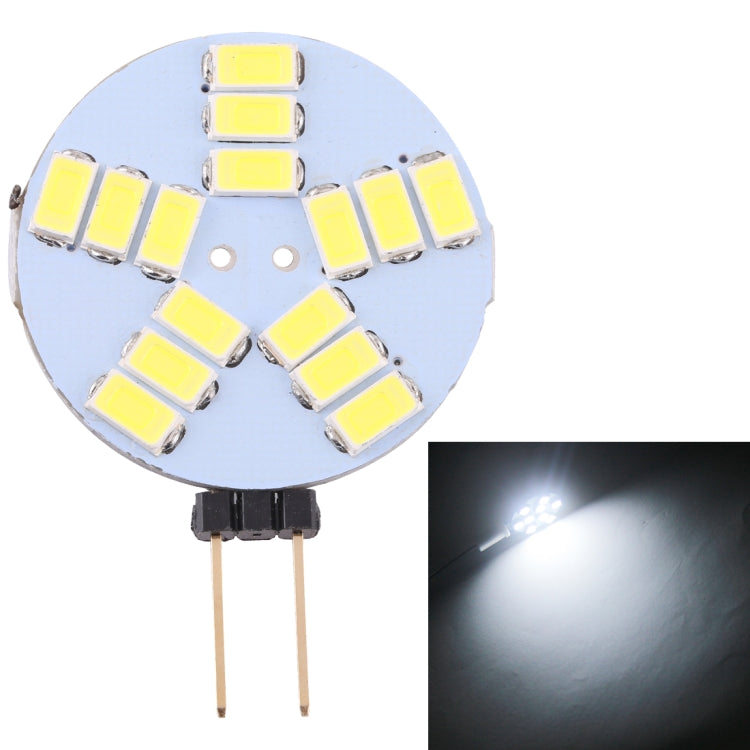 G4 15 LEDs SMD 5730 400LM 2800-3200K Stepless Dimming Energy Saving Light Pin Base Lamp Bulb, DC 12V My Store