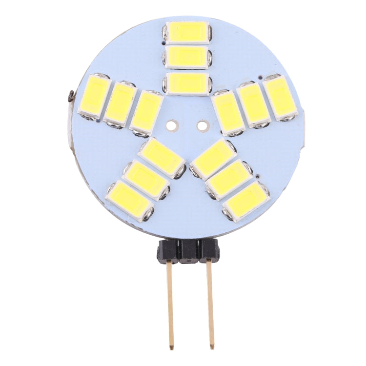 G4 15 LEDs SMD 5730 400LM 2800-3200K Stepless Dimming Energy Saving Light Pin Base Lamp Bulb, DC 12V My Store