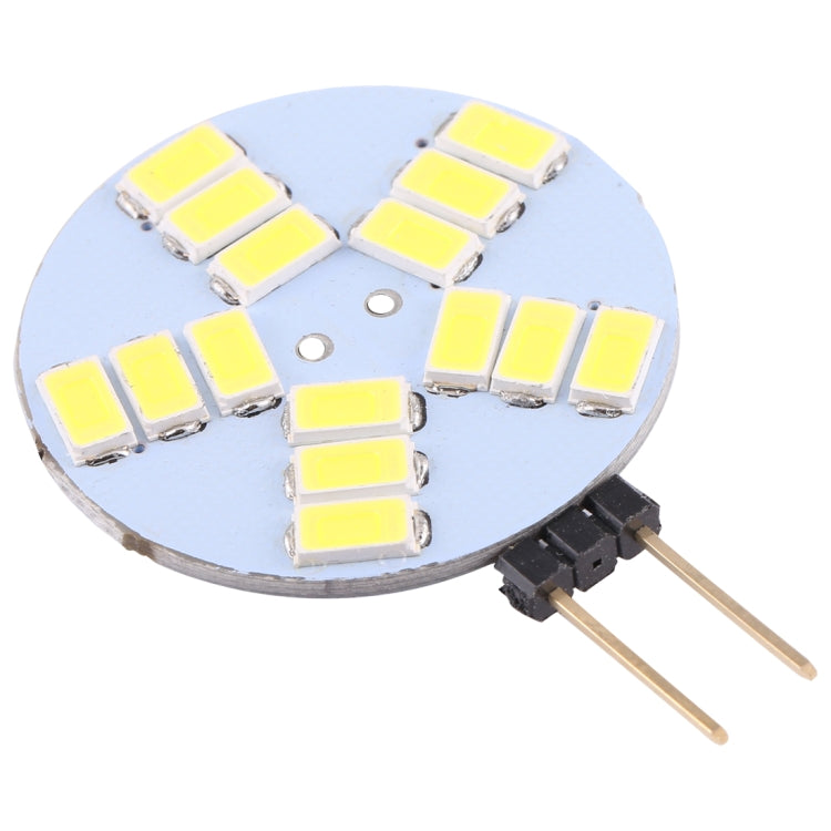 G4 15 LEDs SMD 5730 400LM 2800-3200K Stepless Dimming Energy Saving Light Pin Base Lamp Bulb, DC 12V My Store