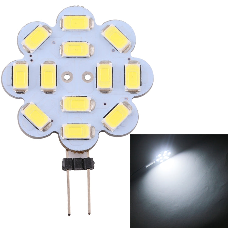 G4 12 LEDs SMD 5730 240LM 2800-3200K Plum Flower Shape Stepless Dimming Energy Saving Light Pin Base Lamp Bulb, DC 12V My Store