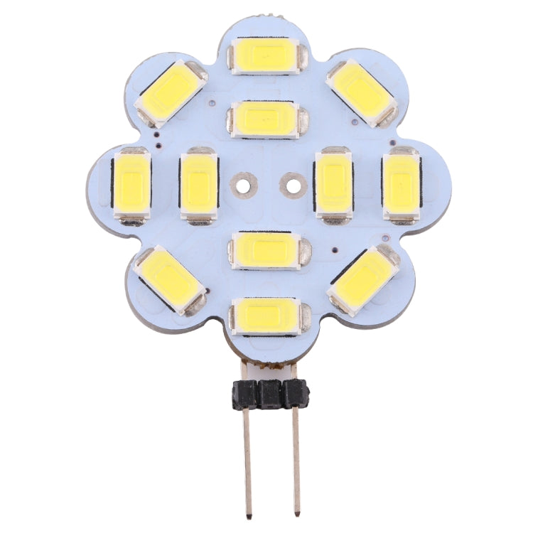 G4 12 LEDs SMD 5730 240LM 2800-3200K Plum Flower Shape Stepless Dimming Energy Saving Light Pin Base Lamp Bulb, DC 12V My Store