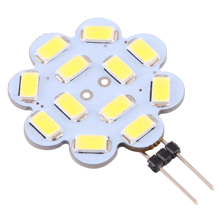 G4 12 LEDs SMD 5730 240LM 2800-3200K Plum Flower Shape Stepless Dimming Energy Saving Light Pin Base Lamp Bulb, DC 12V My Store