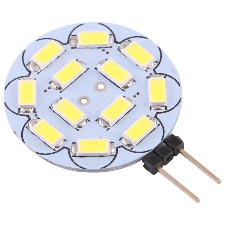 G4 12 LEDs SMD 5730 360LM 2800-3200K Round Shape Stepless Dimming Energy Saving Light Pin Base Lamp Bulb, DC 12V My Store