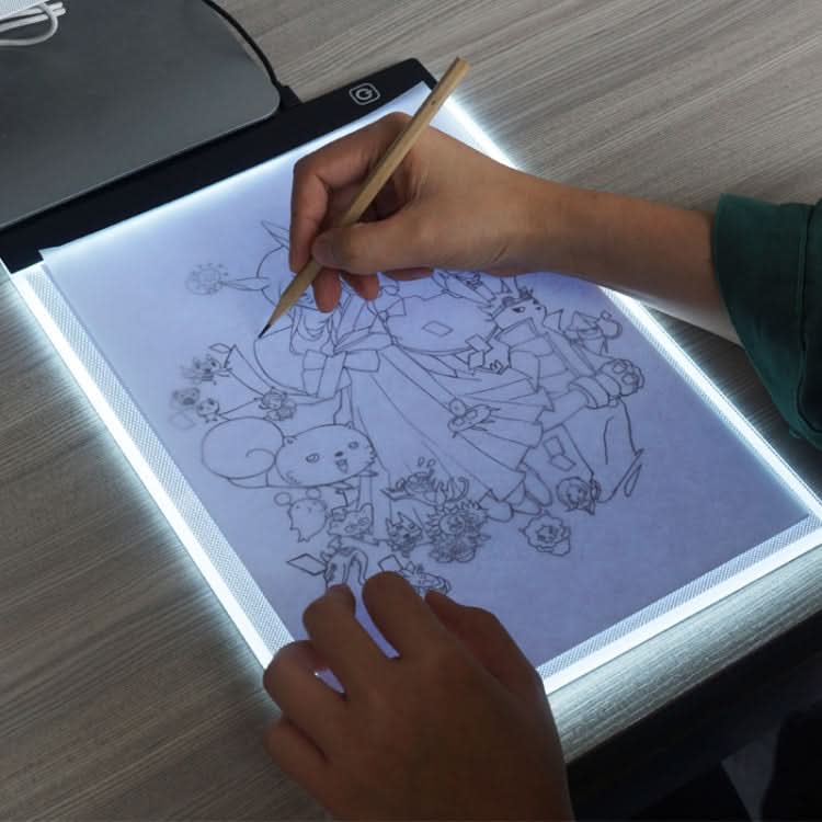 Ultra-thin A4 Size Portable USB LED Artcraft Tracing Light Box Copy Board for Artists Drawing Sketching Animation and X-ray Viewing My Store