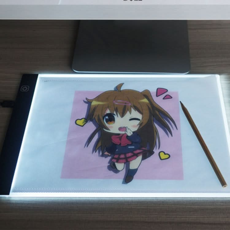 Ultra-thin A4 Size Portable USB LED Artcraft Tracing Light Box Copy Board Brightness Control for Artists Drawing Sketching Animation and X-ray Viewing My Store