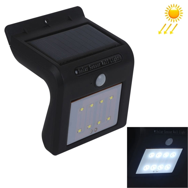 8 LEDs Solar Motion Sensor Wall Light with Solar Panel My Store