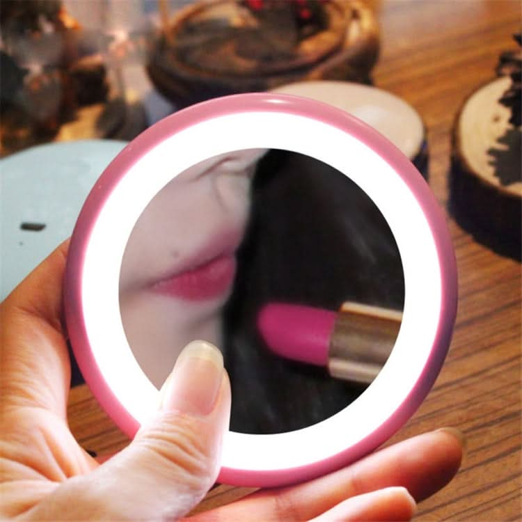 OneFire 1W 10 LEDs Multi-function Rechargeable Donut Shaped Makeup Mirror LED Desk Lamp Night Light, DC 5V Reluova