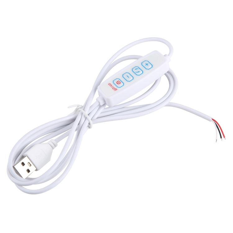 1.5m USB DC5V Switch Cable with 3 Colors Controller