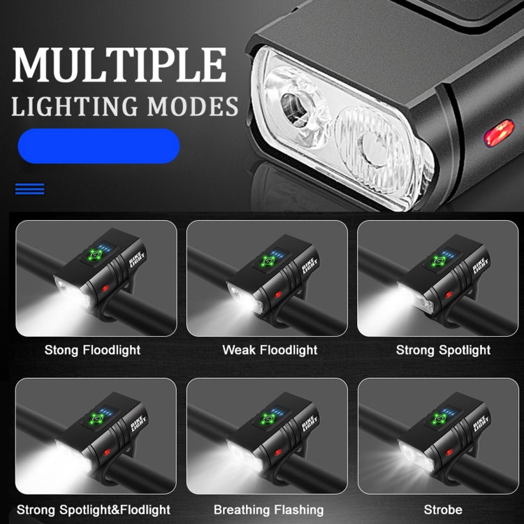 BK02 1000LM Micro USB Rechargeable Bicycle Light Reluova