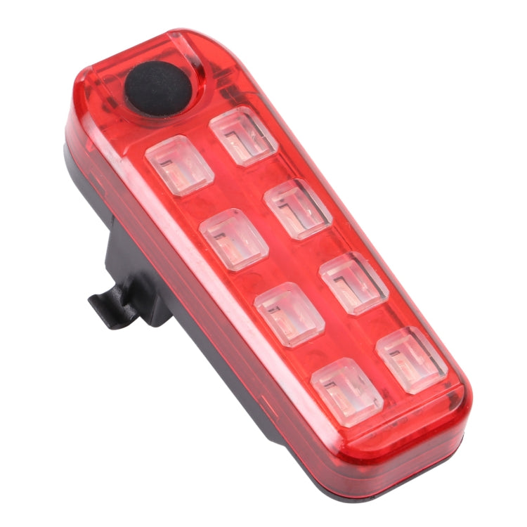 QZ-W007 8 x SMD Rechargeable Monochromatic Bicycle Safety Warning Tail Light Reluova