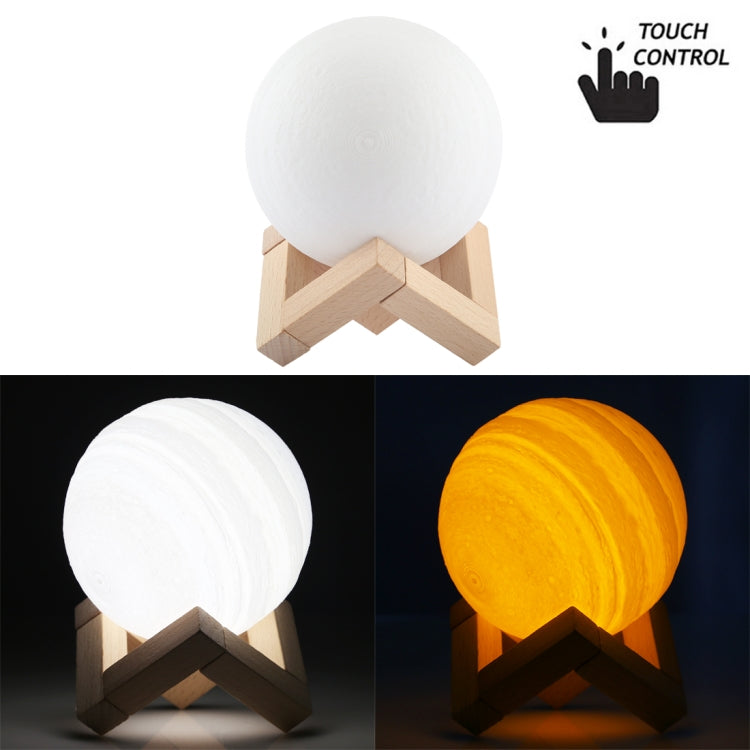 USB Charging 2-Color Changing Energy-saving LED Night Light with Wooden Holder Base My Store