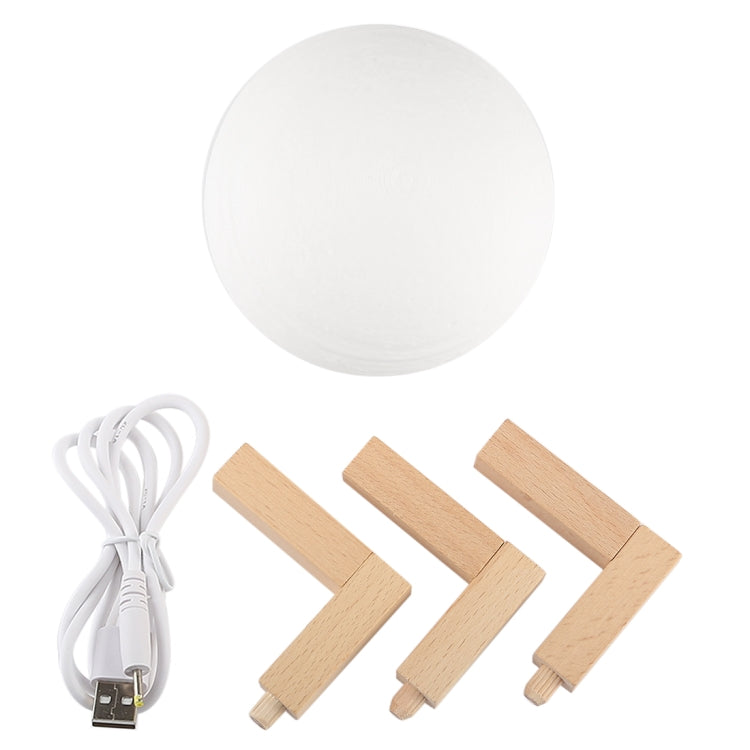 USB Charging 2-Color Changing Energy-saving LED Night Light with Wooden Holder Base My Store