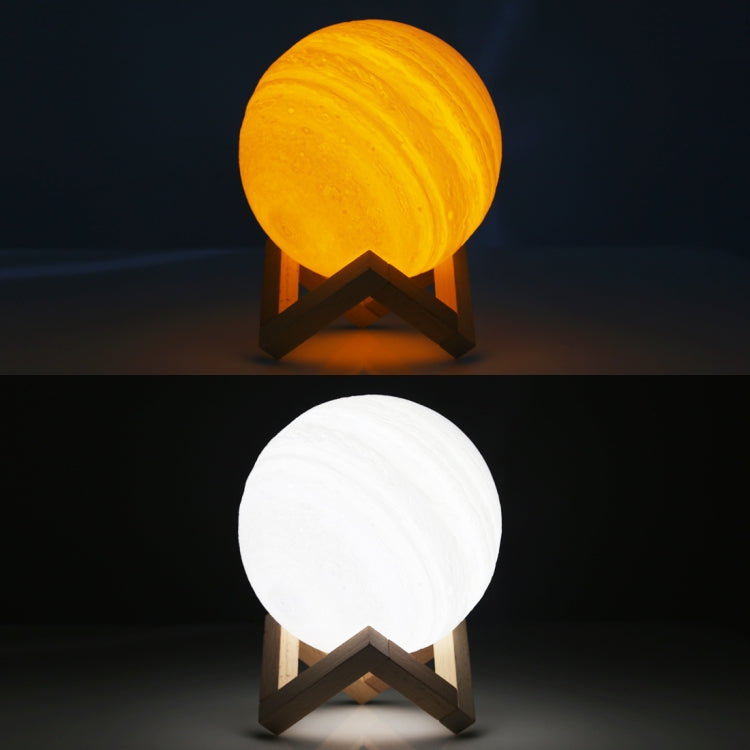 USB Charging 2-Color Changing Energy-saving LED Night Light with Wooden Holder Base My Store