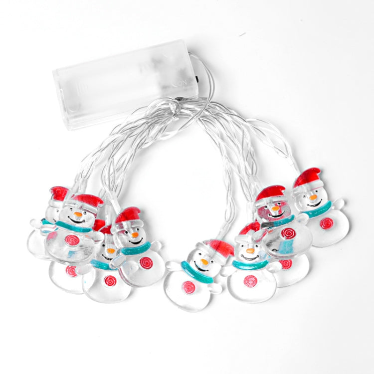 1.5m 10 Lights Christmas Snowman LED Decorative Light String