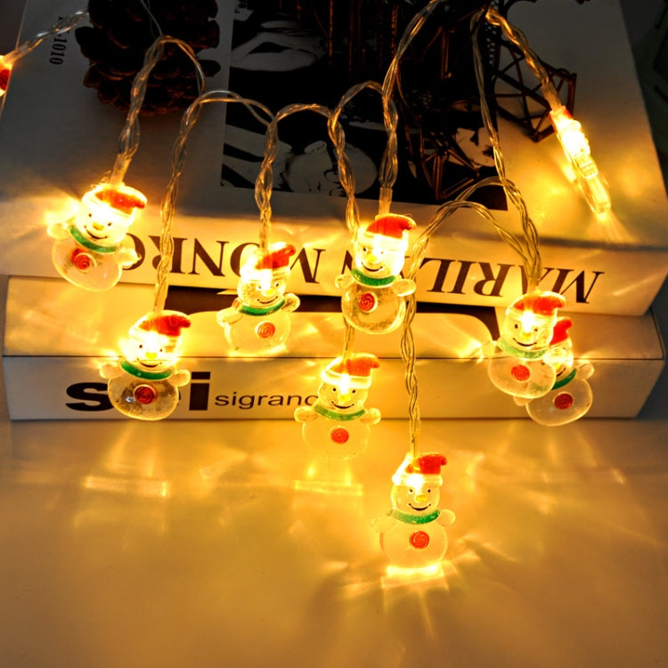 1.5m 10 Lights Christmas Snowman LED Decorative Light String