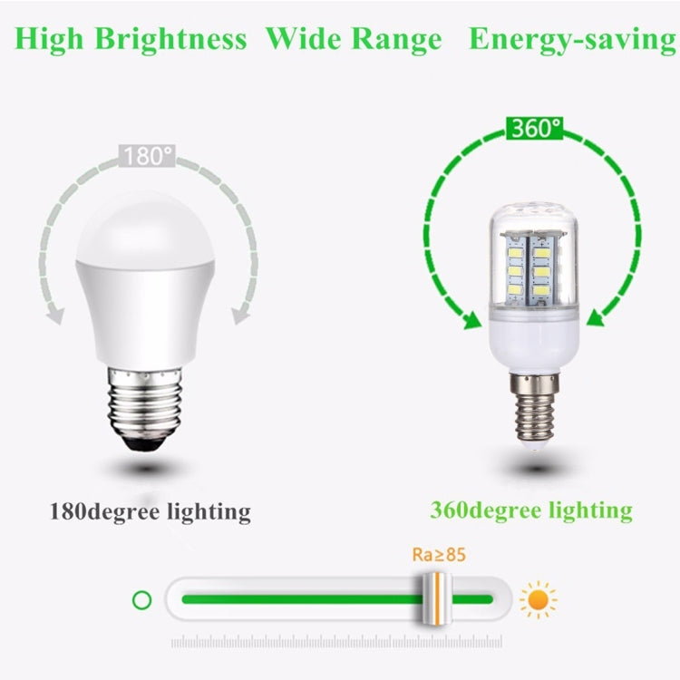 E14 2.5W 24 LEDs SMD 5730 LED Corn Light Bulb, AC 110-220V My Store