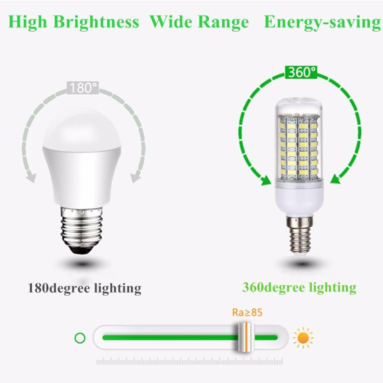 E14 5.5W 69 LEDs SMD 5730 LED Corn Light Bulb, AC 220-240V My Store