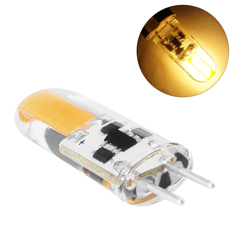 GY6.35 2W 110-140LM LED 1505 COB Corn Light Bulb, AC/DC 12V