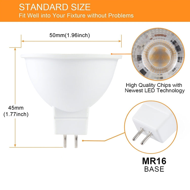 MR16 5W 8 LEDs SMD 2835 LED Spotlight, AC / DC12V (Warm White) My Store