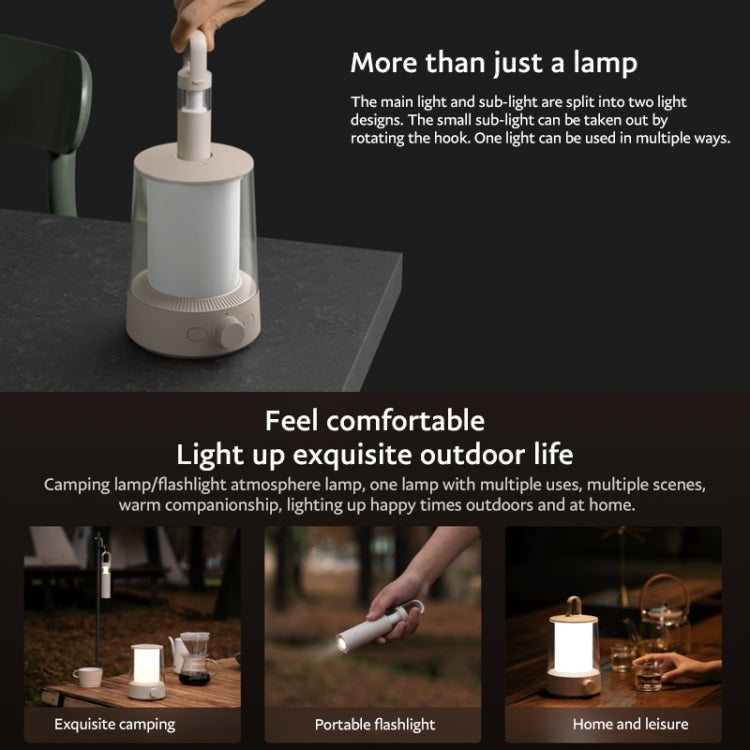 Original Xiaomi Mijia Separable Camping Light Flashlight 2 in 1 My Store