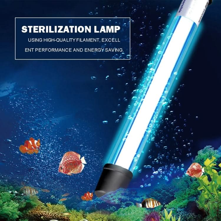 UV-003 3W Ultraviolet Germicidal Lamp Disinfection Light for Aquarium, EU Plug - Reluova