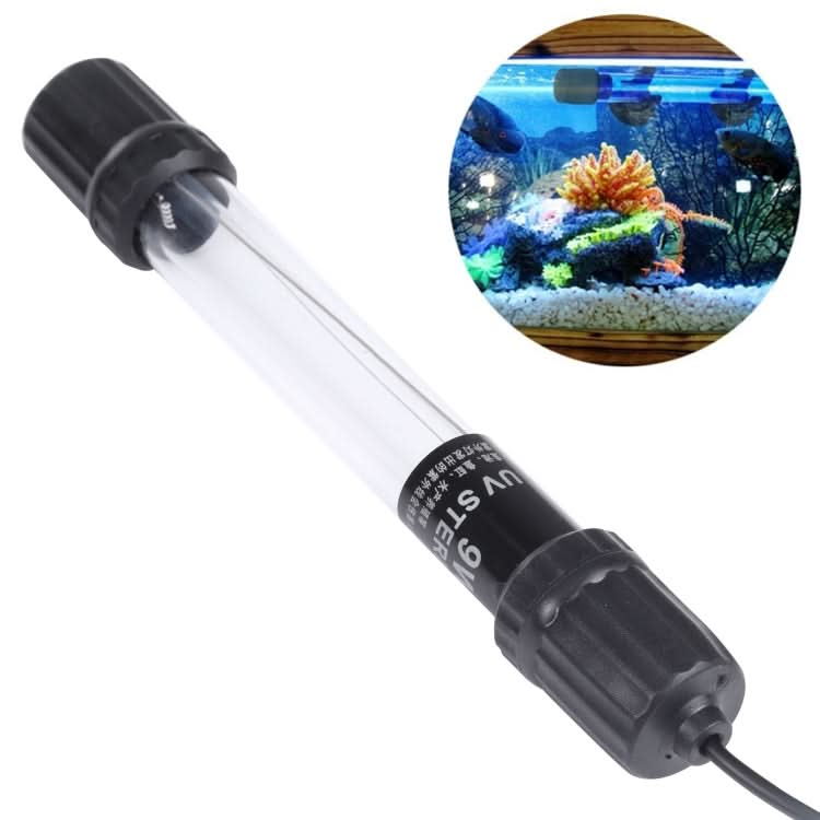 UV-009 9W Ultraviolet Germicidal Lamp Disinfection Light for Aquarium, EU Plug - Reluova