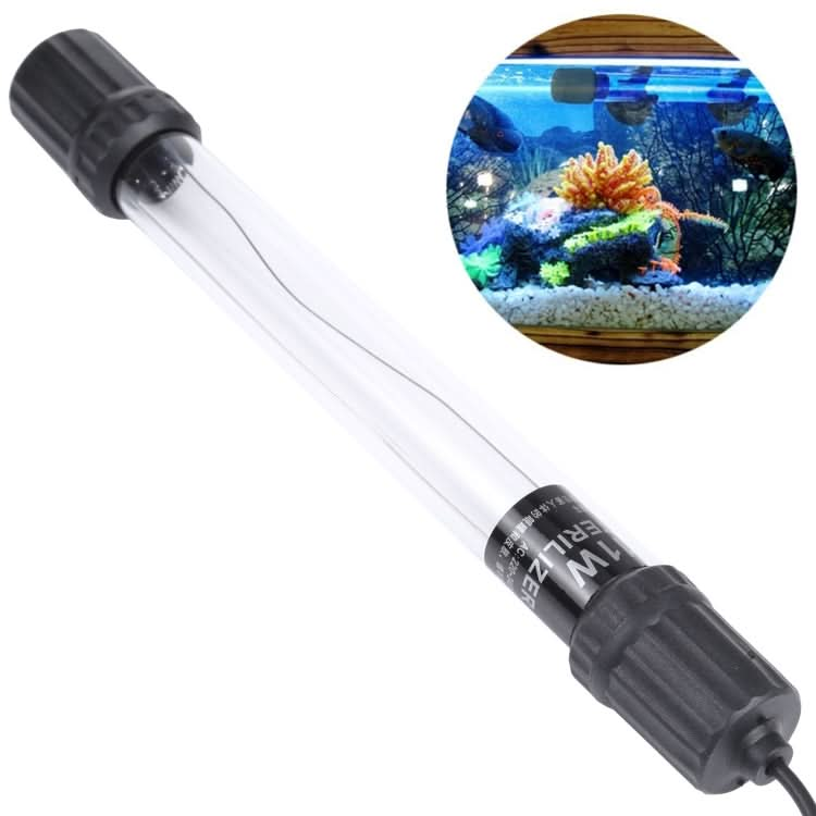 UV-011 11W Ultraviolet Germicidal Lamp Disinfection Light for Aquarium, EU Plug - Reluova