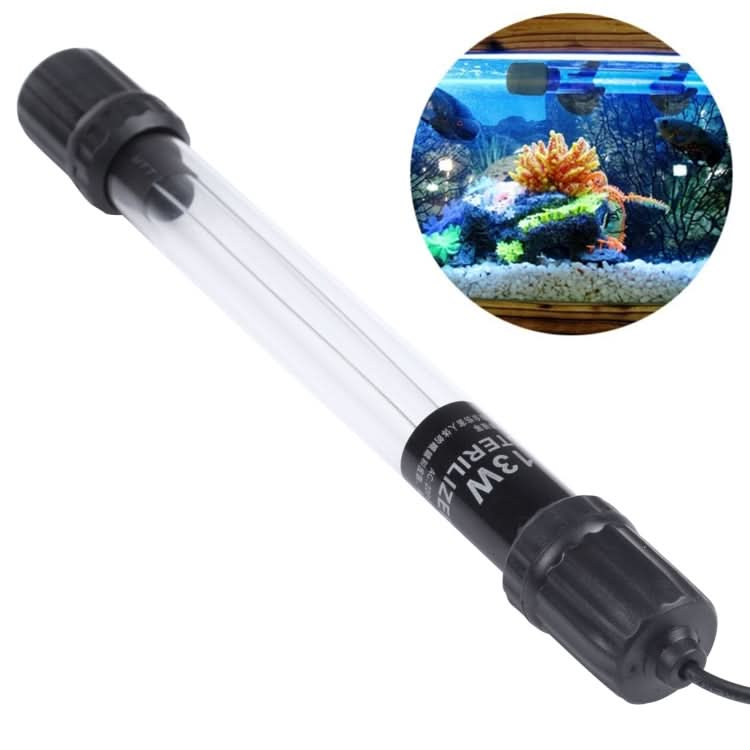 UV-013 13W Ultraviolet Germicidal Lamp Disinfection Light for Aquarium, EU Plug - Reluova