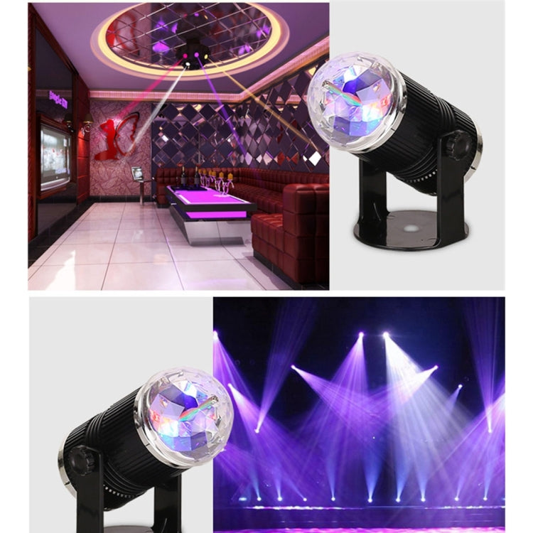 3W Mini Rotating Magic Ball LED Stage Light , US Plug My Store