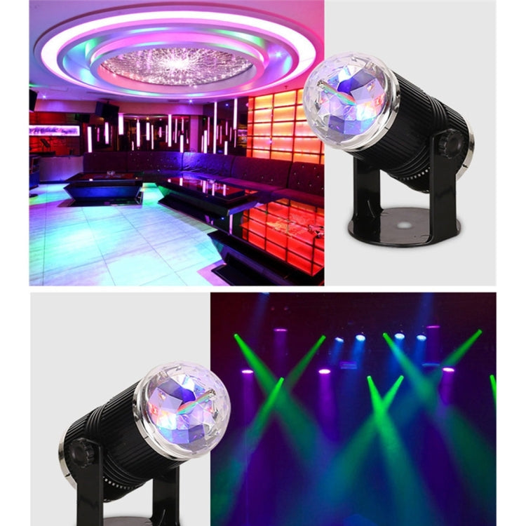 3W Mini Rotating Magic Ball LED Stage Light , US Plug My Store