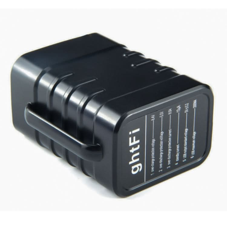 6 Sections 18650 Battery Multi-function Mobile Power Box with 8.4v Round Head & 5v USB Dual Voltage Output Without Battery