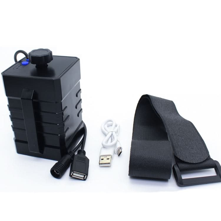 3 Sections 18650/26650 IPX7 Waterproof Battery Box with 12v Round Head & 5v USB Connector Output Voltage Does Not Include Battery