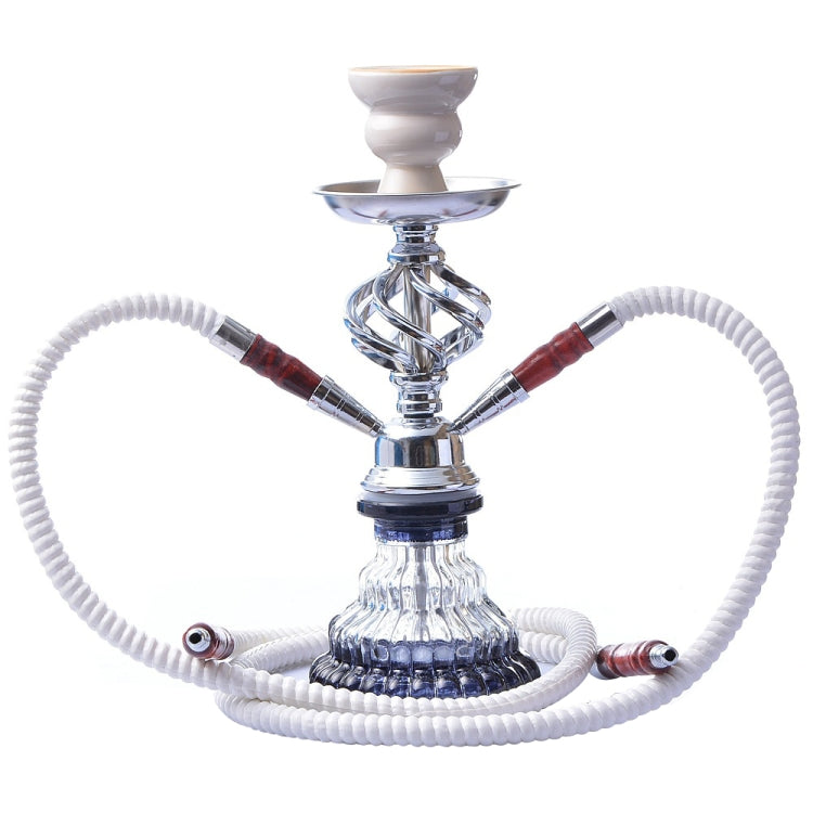 MHQ-1 Double Pipe Hookah Glass Pot Set My Store